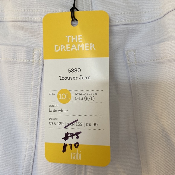 cabi white Trouser Jean - Picture 2 of 8